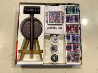 RK Modern Art Organizer / Insert 现代艺术桌游收纳支持牌套