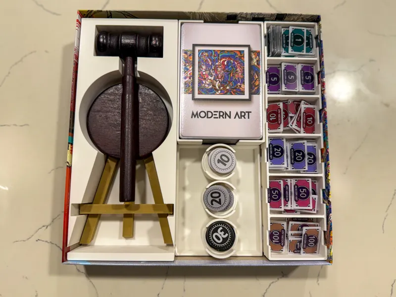 RK Modern Art Organizer / Insert 现代艺术桌游收纳支持牌套