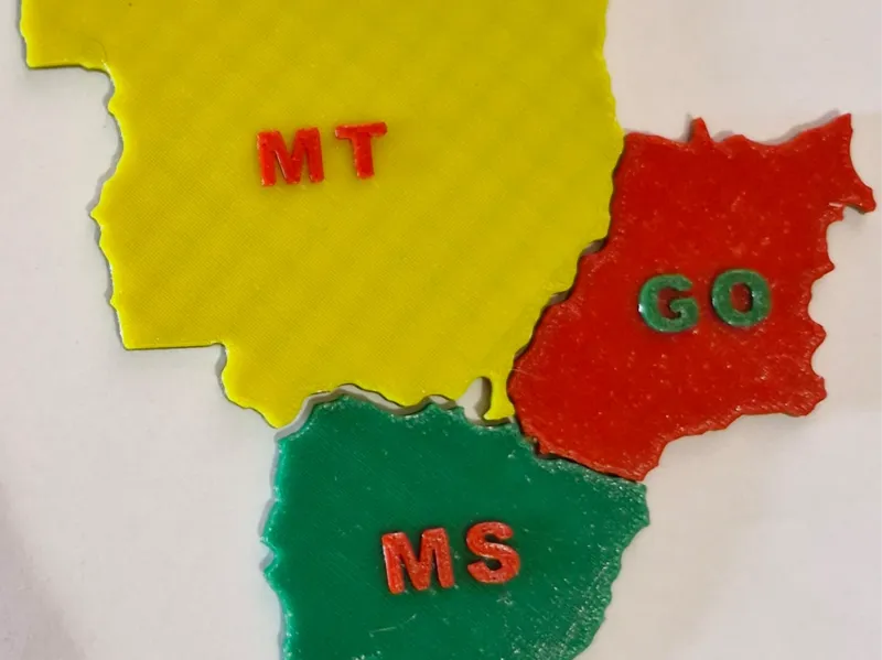 Mapa do Centro Oeste