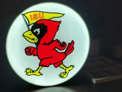 Iowa State Old School Lighted Sign