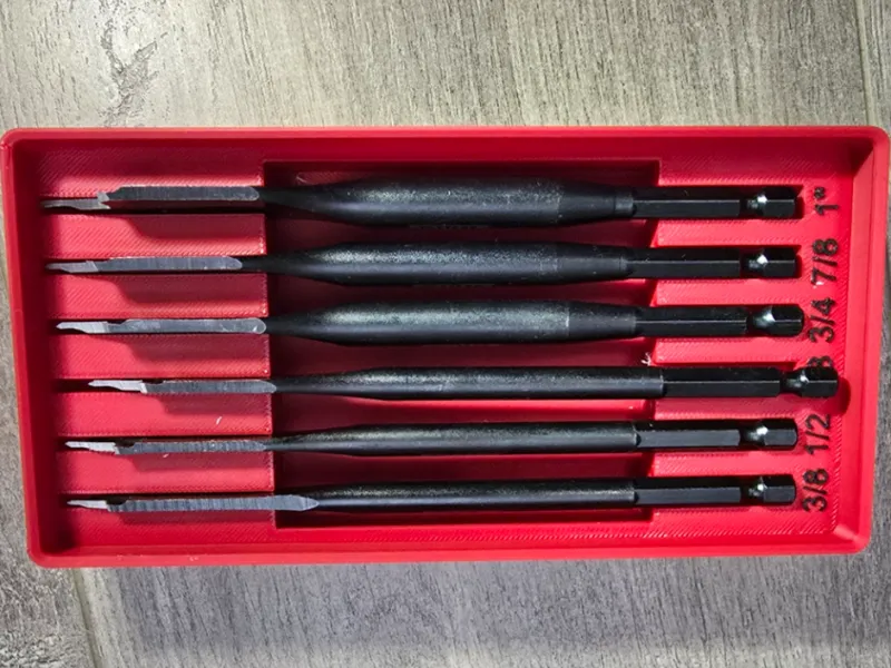 Gridfinity Spade Bit Holder