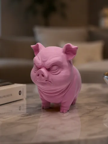 Escenografía en miniatura: Grummelschwein "Schnauzenzorn" mit finsterem Blick — vista de referencia 2