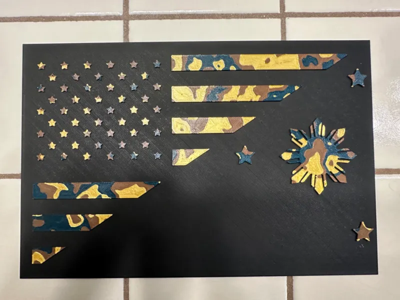 VETTED FIL-AM CAMO FLAG