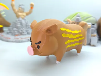 Stone Age Wooly Pig