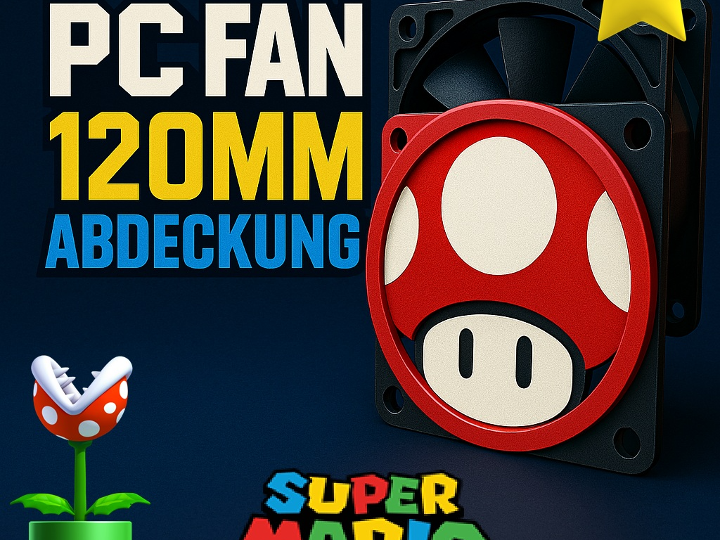 120 mm Retro Gaming Fan Mod ( Super Mario Design )