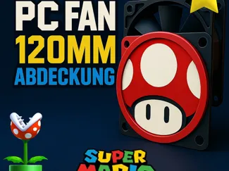 120 mm Retro Gaming Fan Mod ( Super Mario Design )