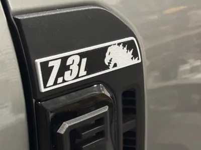 2023+ Super Duty Fender Emblems - 7.3L Godzilla 