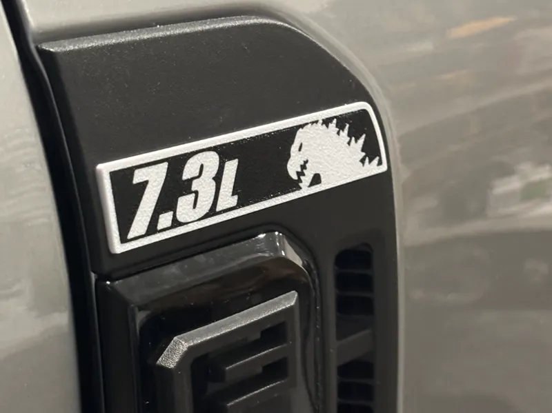 2023+ Super Duty Fender Emblems - 7.3L Godzilla 