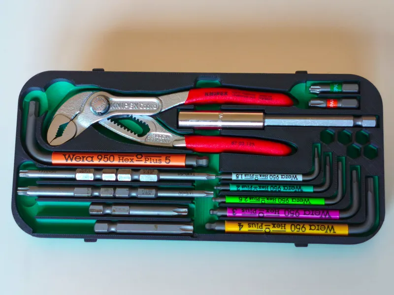 Einlage für Wera Tool Check Plus Robuste Box