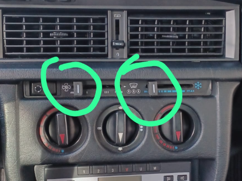 Mercedes Classic Temperature Control Slider