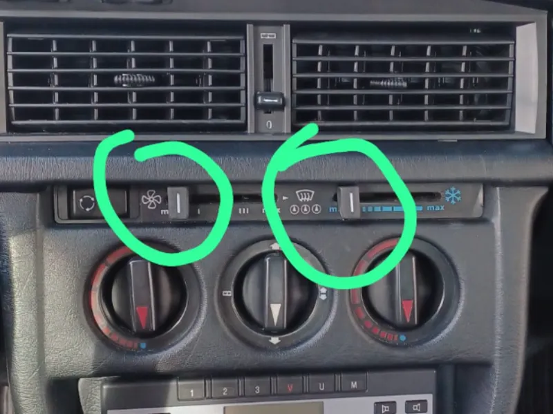 Mercedes Classic Temperature Control Slider