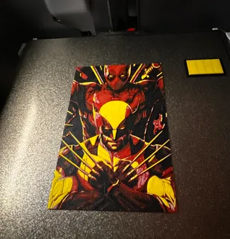 Deadpool vs Wolverine - HueForge