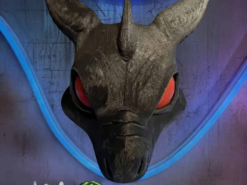 Color Stacked Horned Dragon 