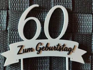 Stecker für 60. Geburtstag