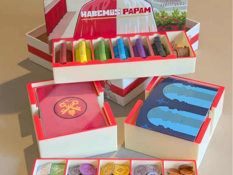 Habemus Papam Board Game Insert
