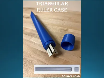 Triangular Ruler Case