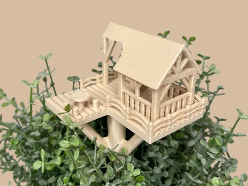Baumhaus Blumen Pflanzen Stecker 
