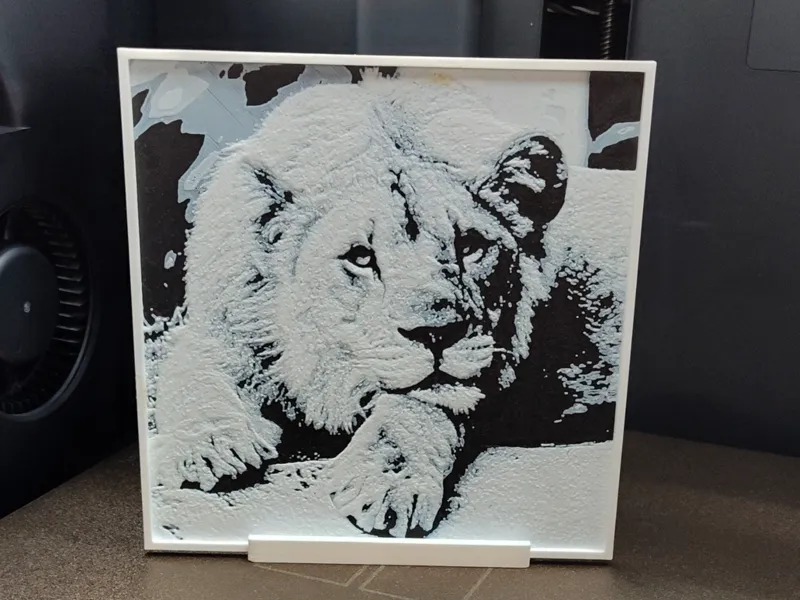 Resting Lion Hueforge