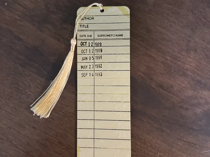 Library due date