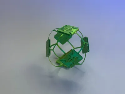 Phyllohedron – Uniform Leaf Module Polyhedron 4j3h