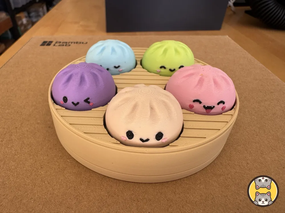 Cute Dumpling Fidget Clicker Bluetooth Keyboard - Free 3D Print Model ...