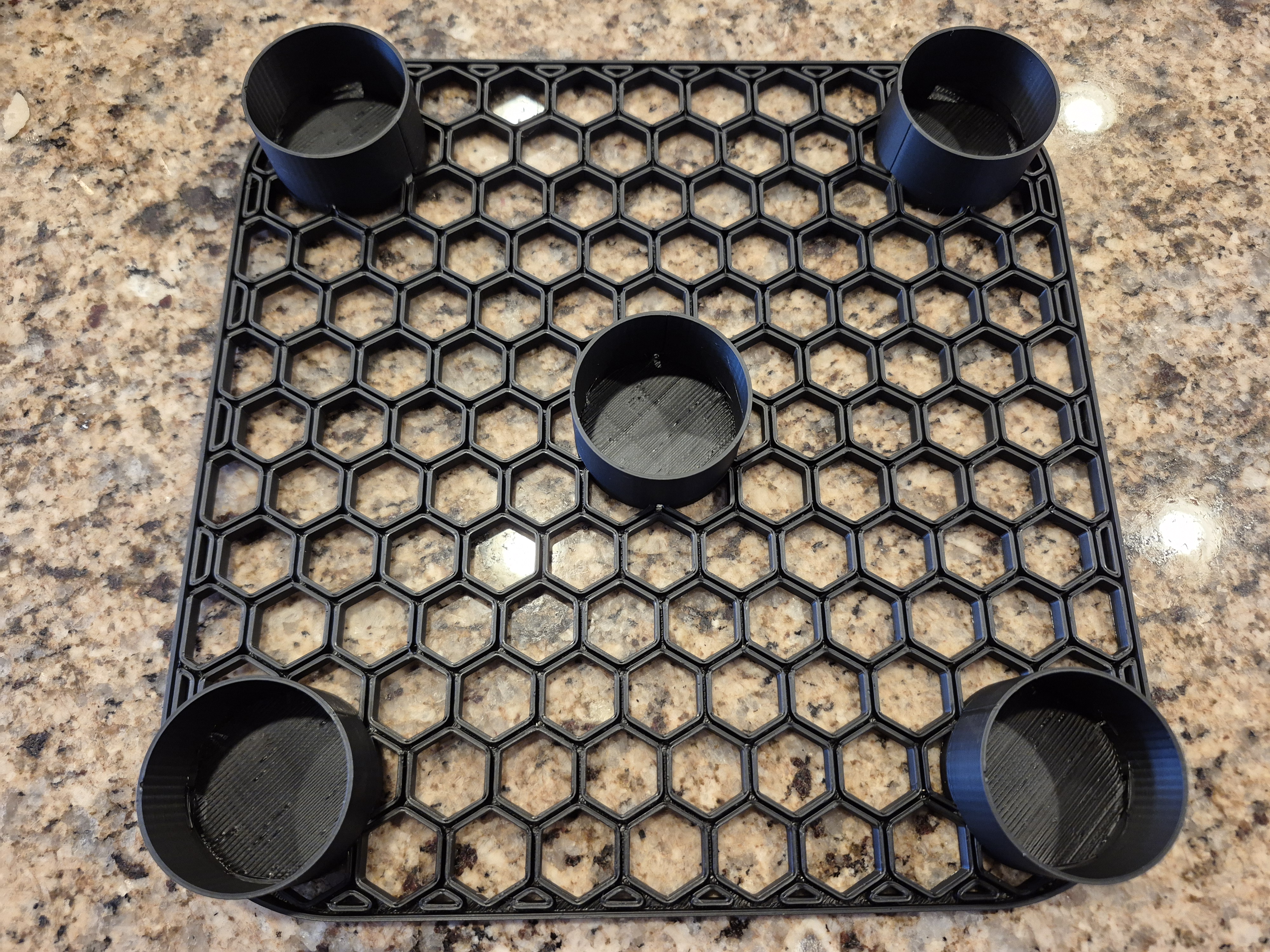 Miniatura 3 do modelo 3D Hex Plant Riser/Stand