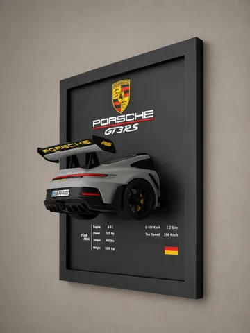 Marco decorativo: Porsche Gt3 RS Wallframe Picture — vista de referencia 3
