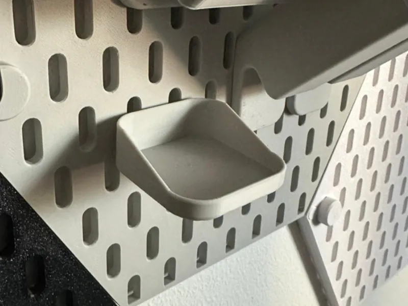 Mini Shelves for SKADIS Hex Pegboard