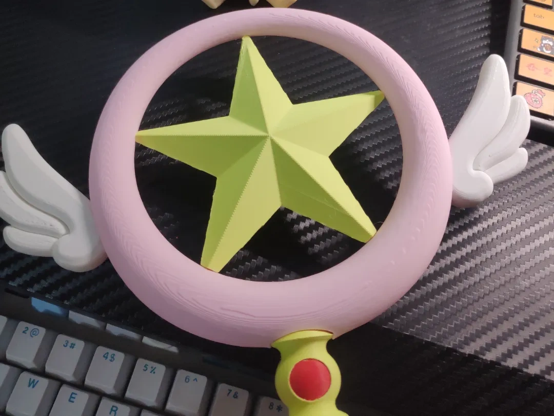 Miniatura 1 do modelo 3D 魔法少女樱 星星杖 