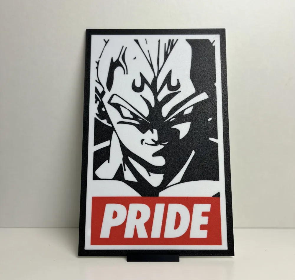 Vegeta Pride by P3D Design - MakerWorld
