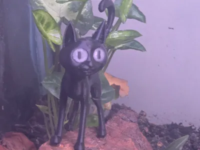 Cute black cat