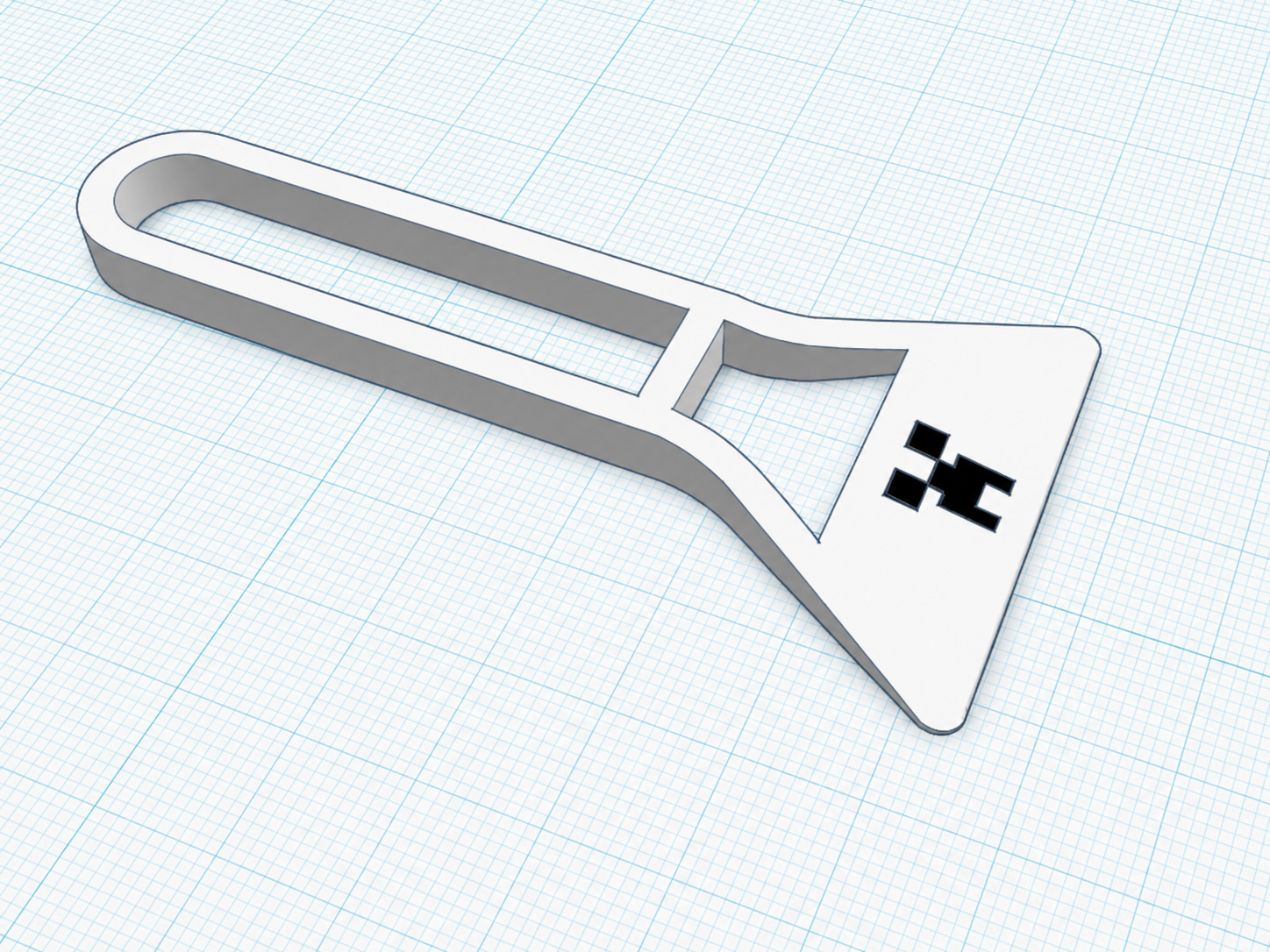 Miniatura 1 do modelo 3D Bed Scraper with Minecraft Creeper Face