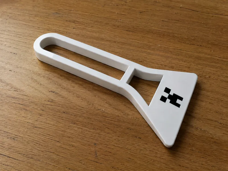 Bed Scraper with Minecraft Creeper Face