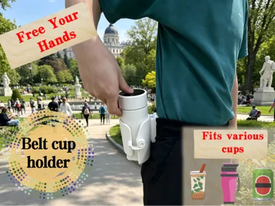 Adaptive Waist Belt Drink Holder