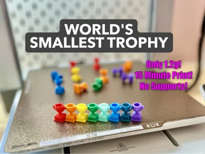 You Tried. Here’s a Trophy - World's Smallest
