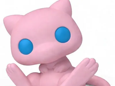 Cute Mew Figure | Easy to print