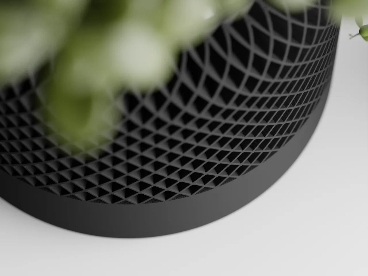 Modern Apple Home Pod Style Plant Pot Vases view 3