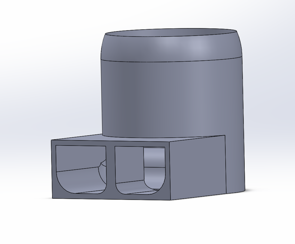 Miniatura 2 do modelo 3D Lüftungsdüse 