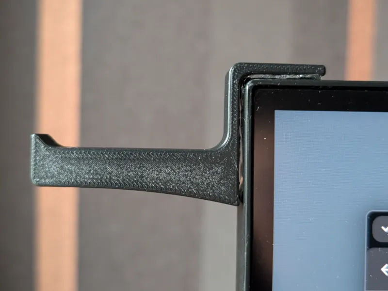 Monitor headphone holder
