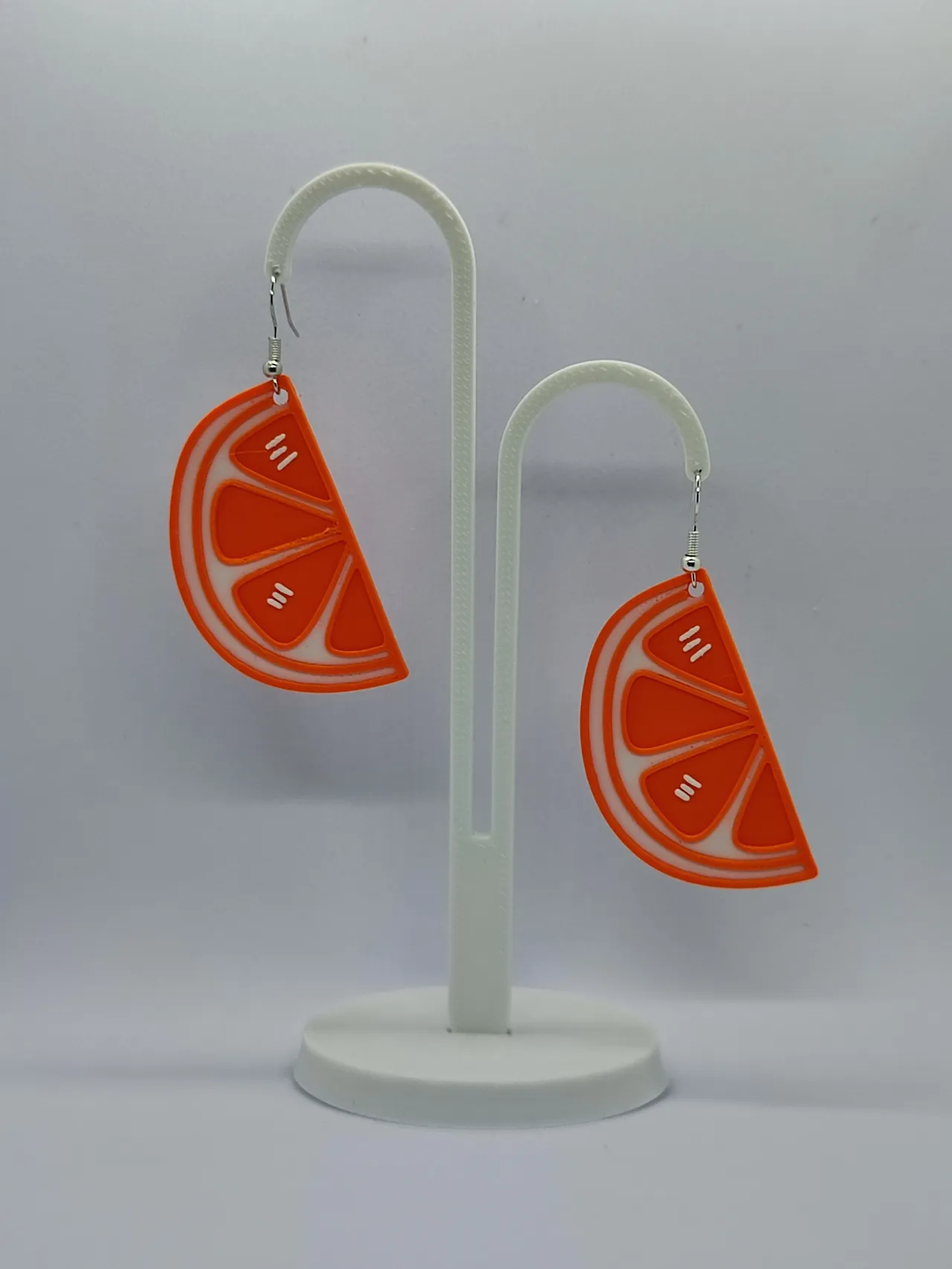 Pendientes naranja view 2