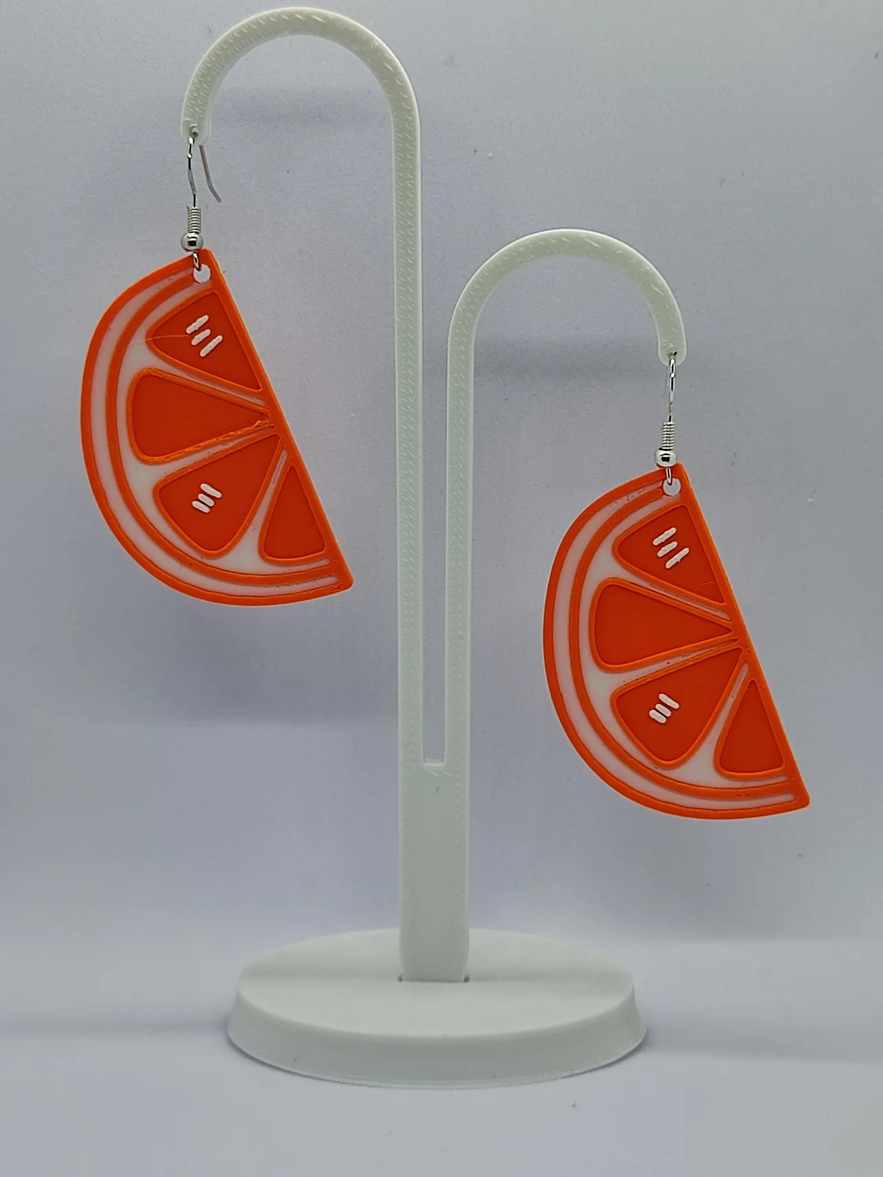 Pendientes naranja view 3
