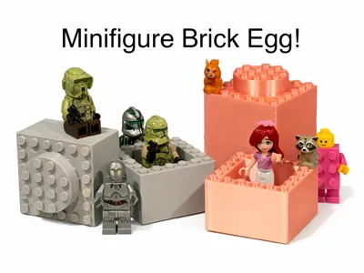 Minifigure Brick Egg ORIGINAL
