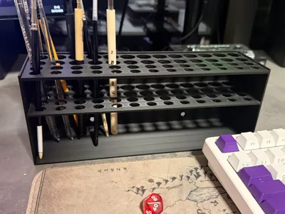 Paintbrush Holder desk or wall mount