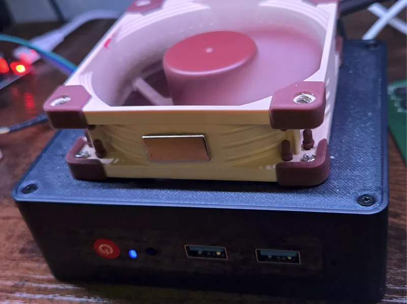 Beelink minipc bottom cover for 80mm fan (cooling)