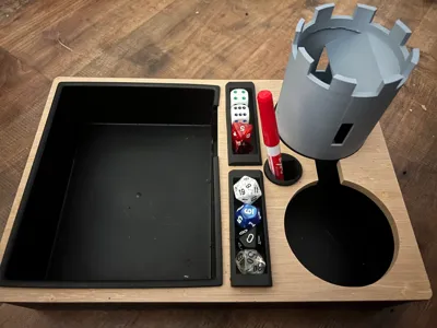 Dice Tower Insert for Sofa Buddy