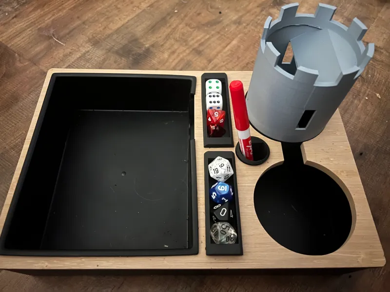 Dice Tower Insert for Sofa Buddy