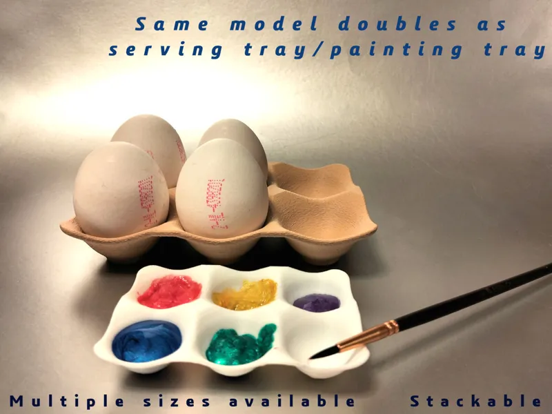 Egg serving tray / painting tray