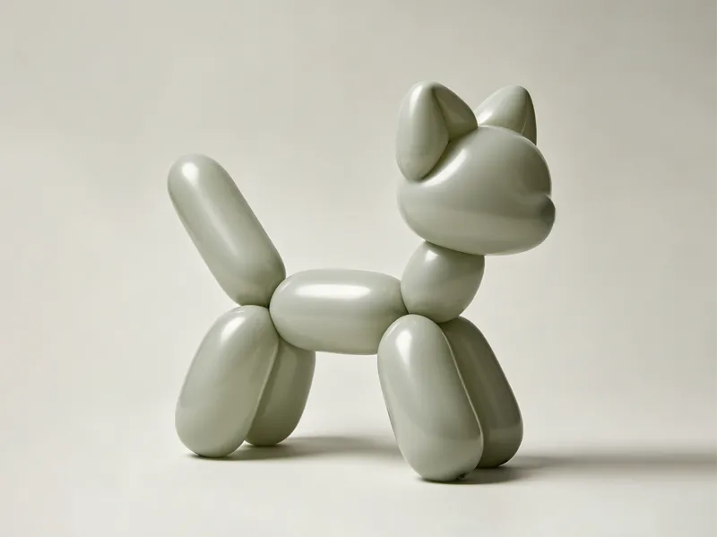 Balloon Cat: Cute & Healing Desktop Figurine
