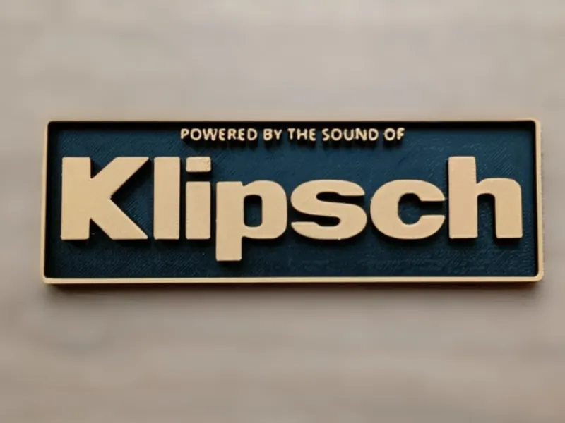 Plaque logo Klipsch