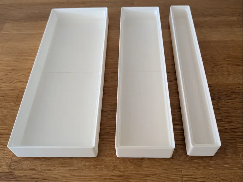Extended Gridfinity Bins with Dowel Fit (Multiple)